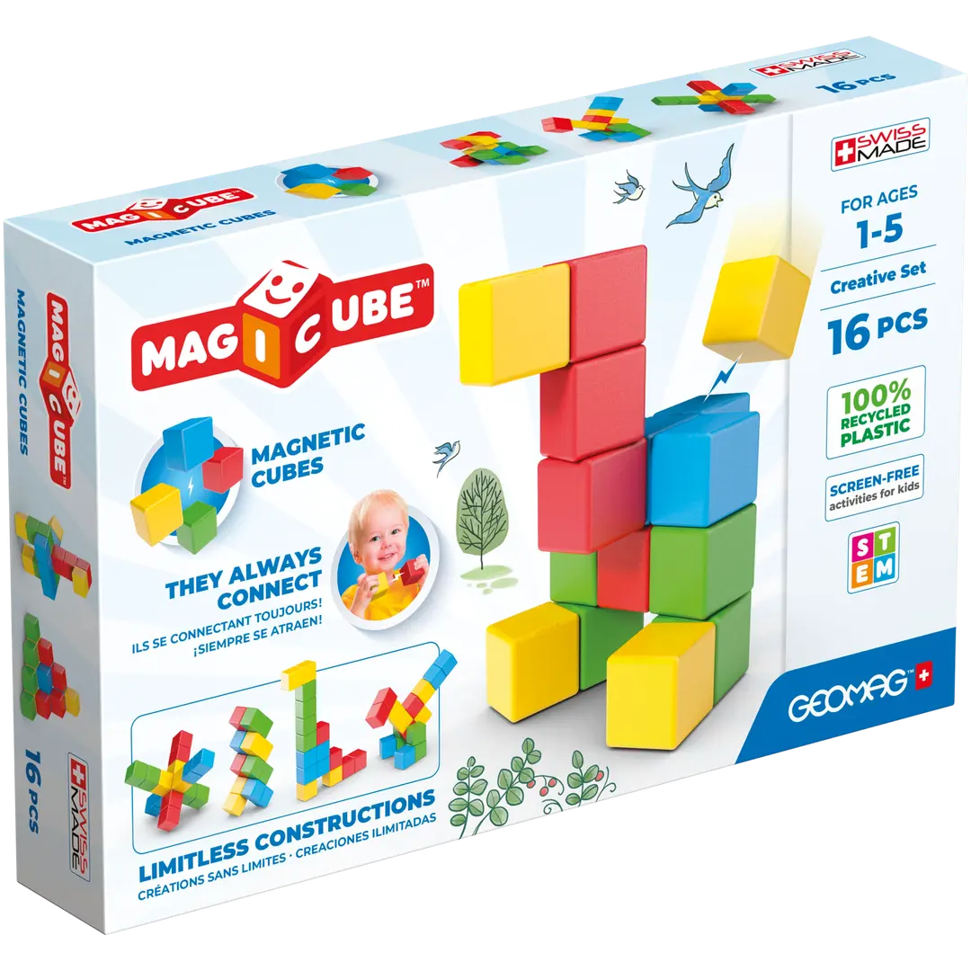 Geomag Magicube Creative Set magneettiset rakennuspalikat 16 osaa