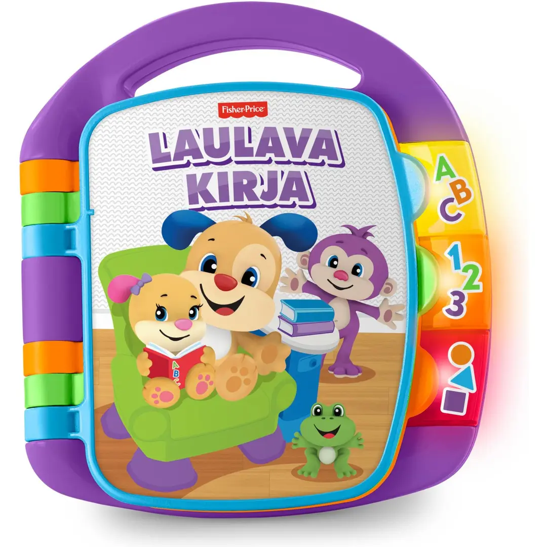 Fisher-Price Laugh & Learn laulava kirja suomenkielinen 6kk+