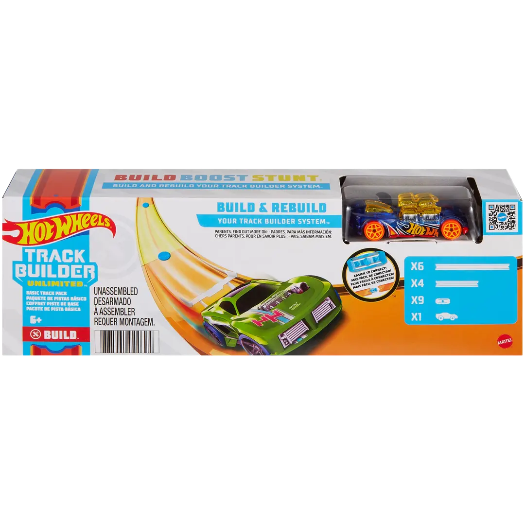 Hot Wheels Tb Basic Track W. Car Pack Gvg13