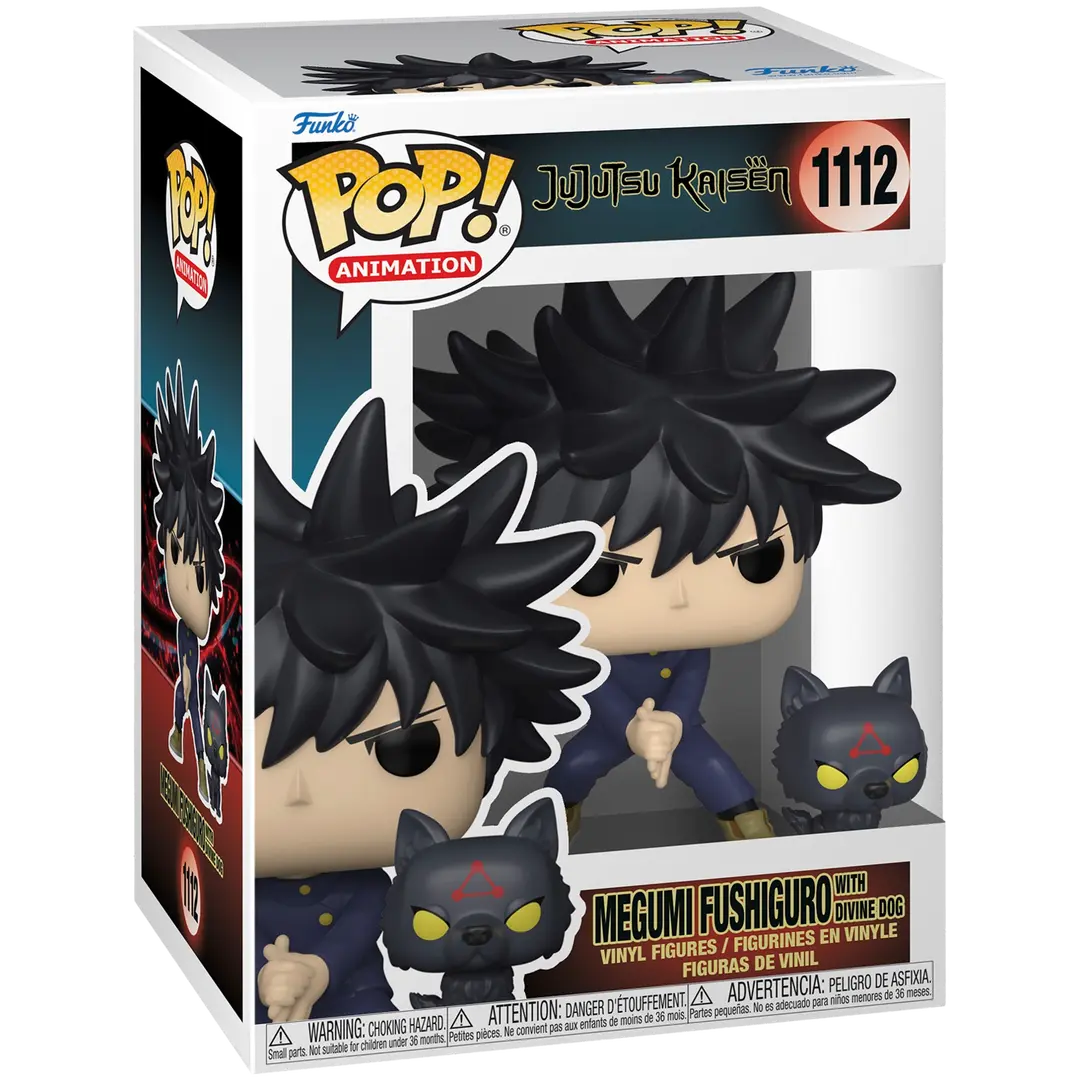 FUNKO POP! Vinyylihahmo: Jujutsu Kaisen - Megumi ja koirat