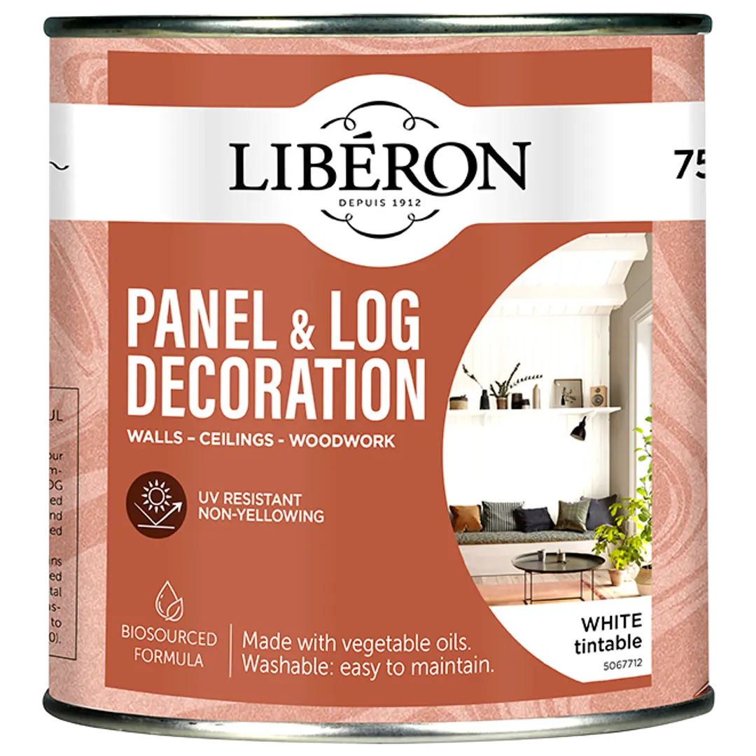 Liberon paneeli- ja hirsisuoja 750 ml White