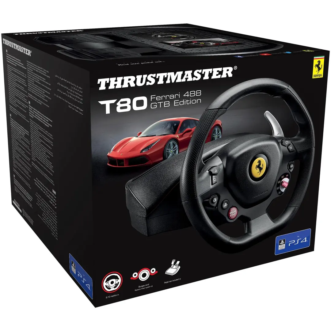 Thrustmaster Ratti+ poljin T80 Ferrari 488 GTB edition