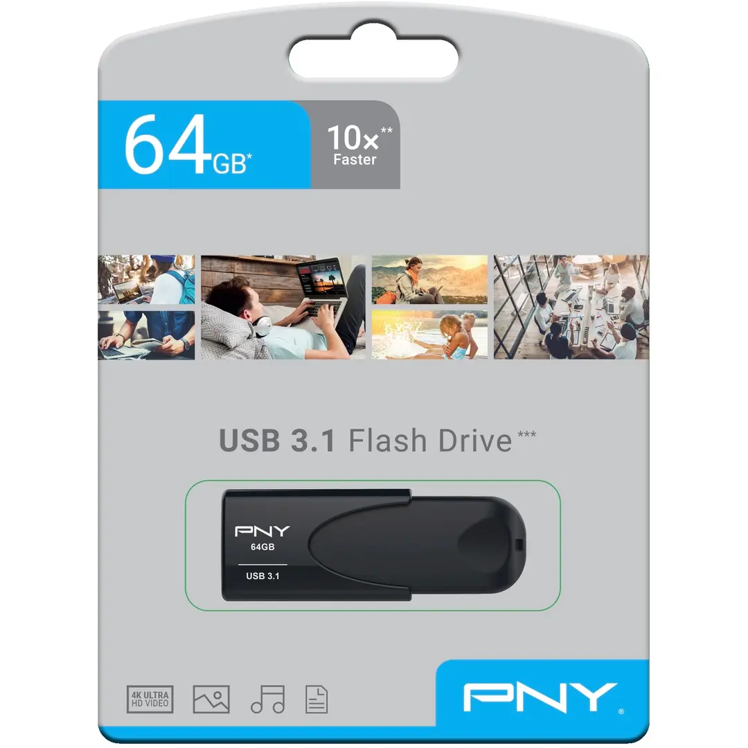 PNY Muistitikku Attaché 4 USB 3.1 64GB