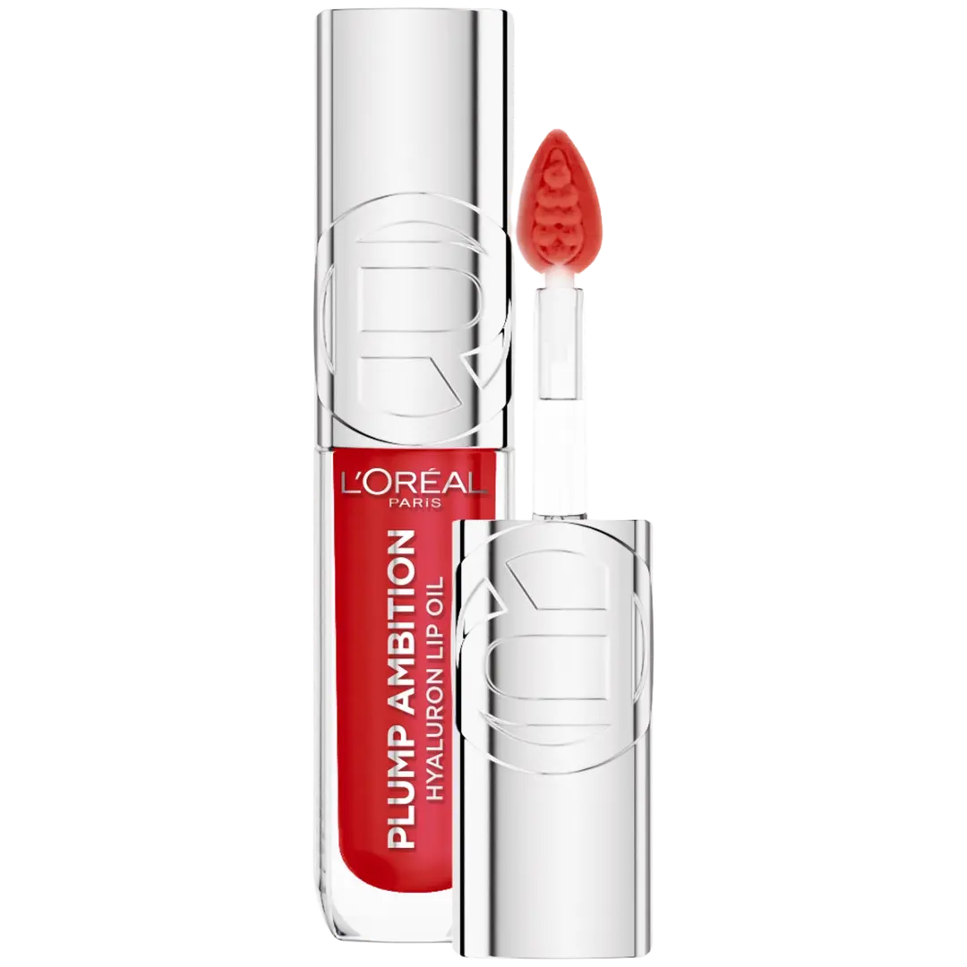 L'Oréal Paris Plump Ambition Hyaluron Lip Oil 380 Rouge In Love läppolja 5 ml