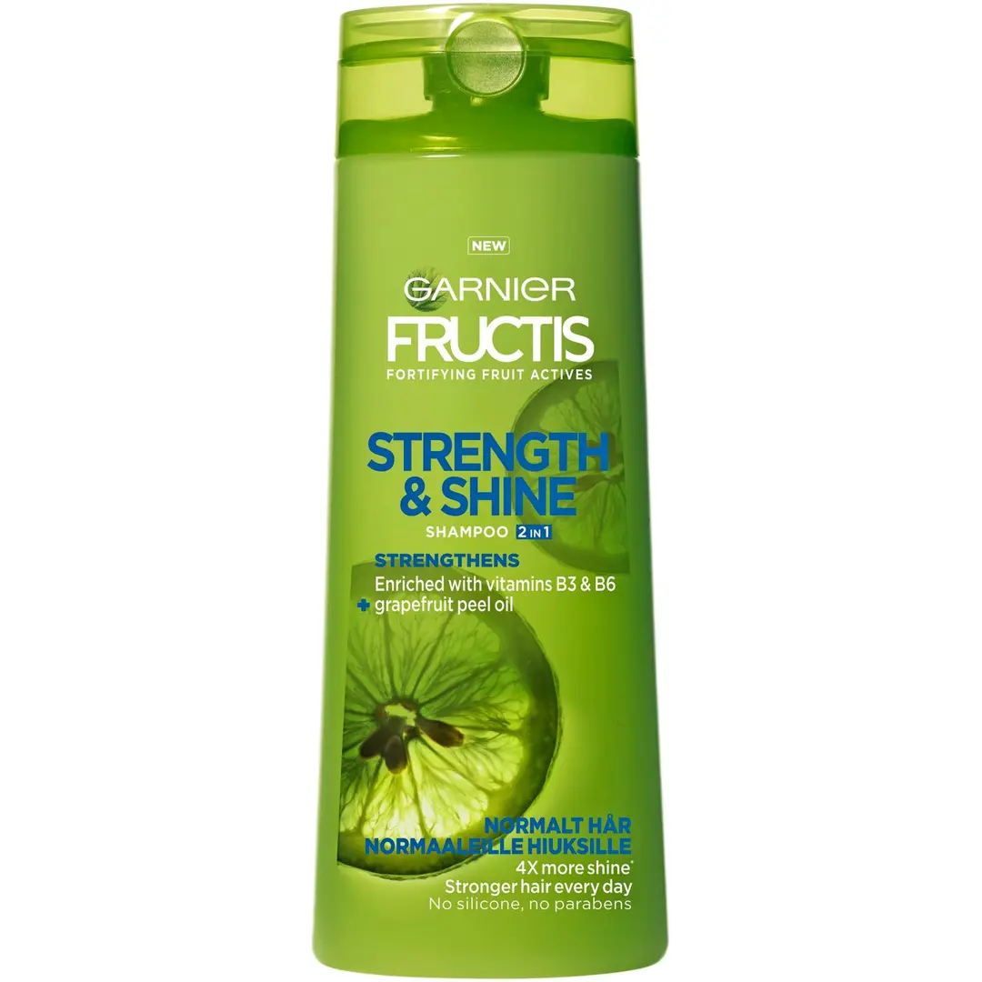 Garnier Fructis Strength & Shine 2in1 shampoo normaaleille hiuksille 400ml