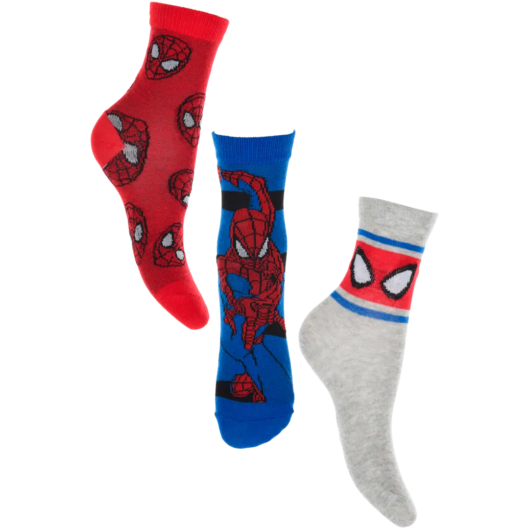 Spiderman lasten sukat 3-pack