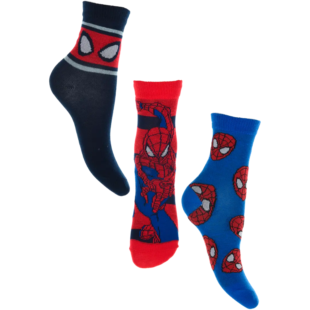 Spiderman lasten sukat 3-pack