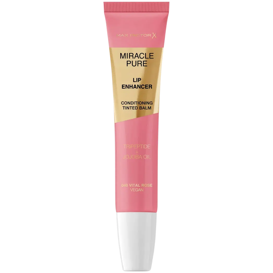 Max Factor Miracle Pure Lip Enhancer 040 Vital Rose 12 ml-sävytetty huulivoide