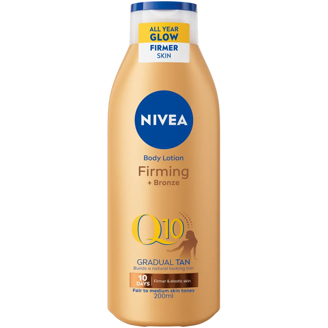 NIVEA 200ml Q10 Firming +Bronze Body Lotion -vartaloemulsio