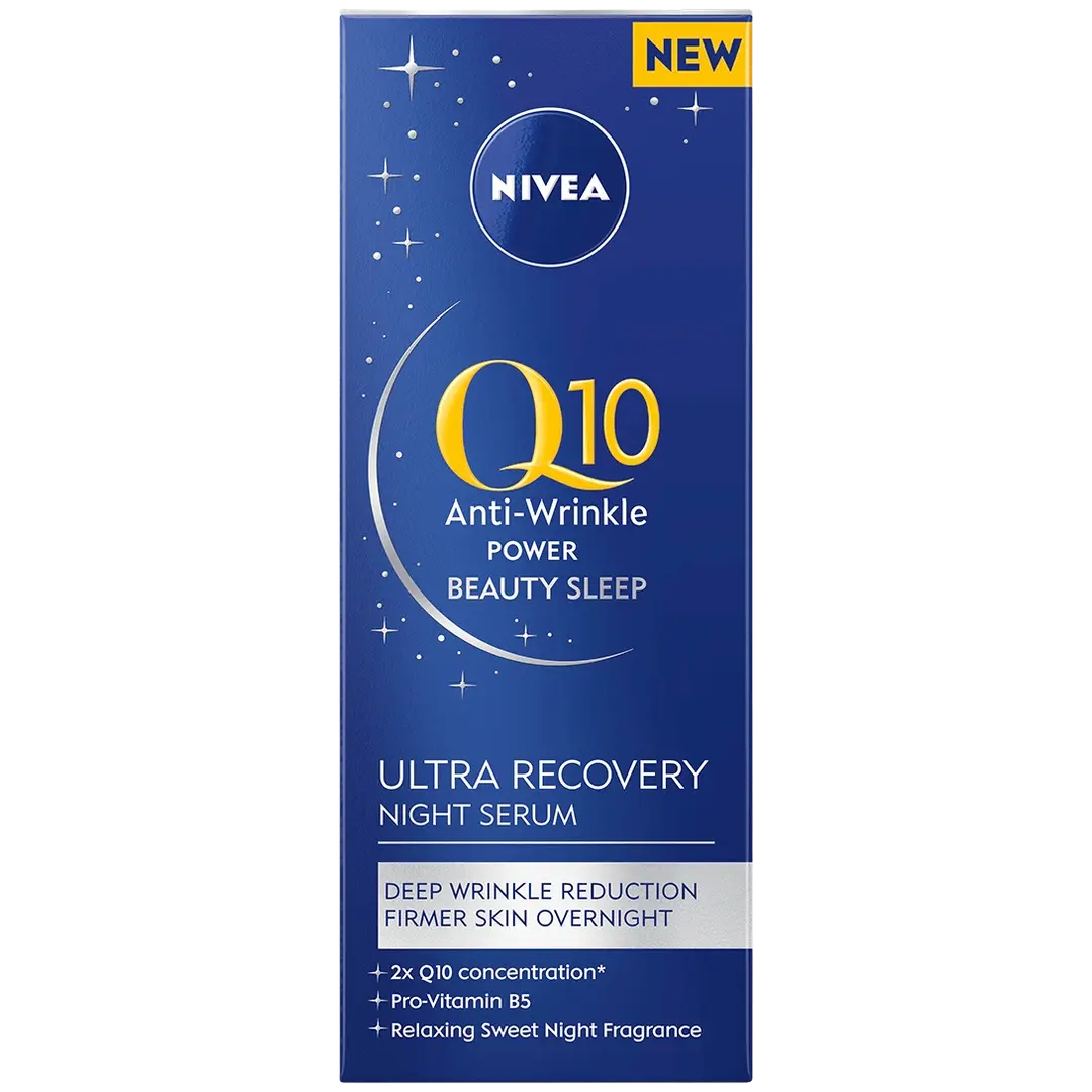 NIVEA 30ml Q10 Anti-Wrinkle Power Ultra Recovery Night Serum -yöseerumi