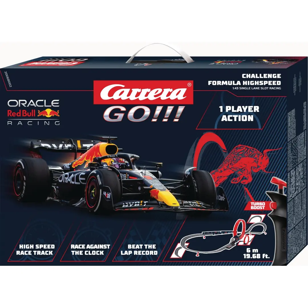 Red Bull autorata ja auto Go Challenge Formula High Speed