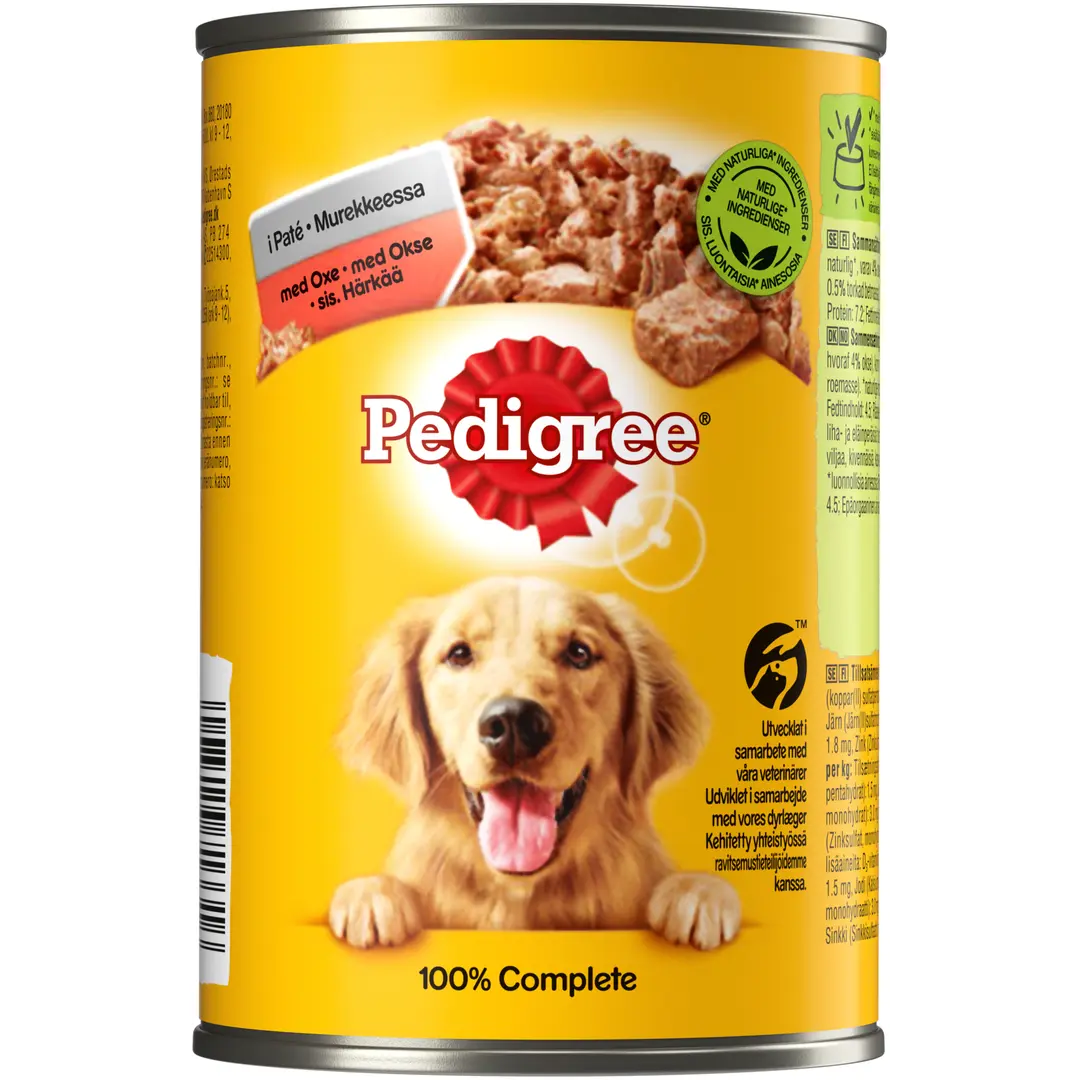 Pedigree tölkki sis. Härkää murekkeessa (400 g)