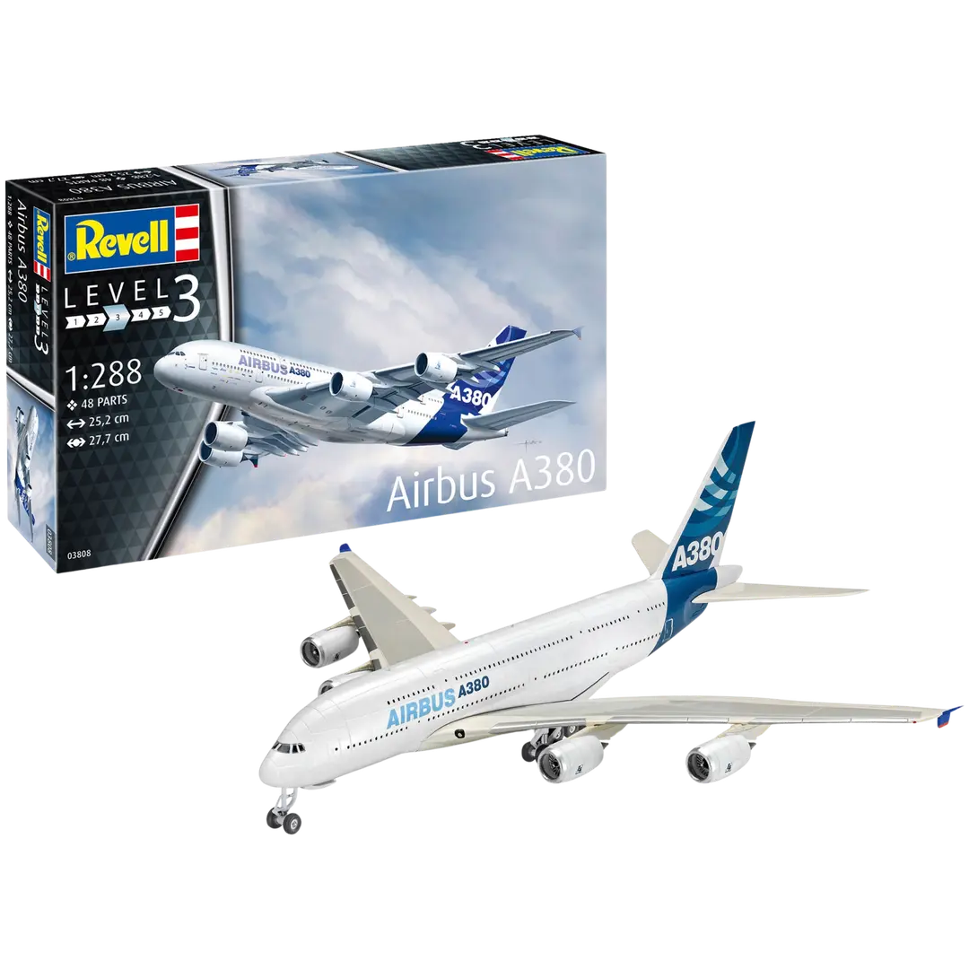 Revell Airbus A380 1:288 lentokoneen pienoismalli