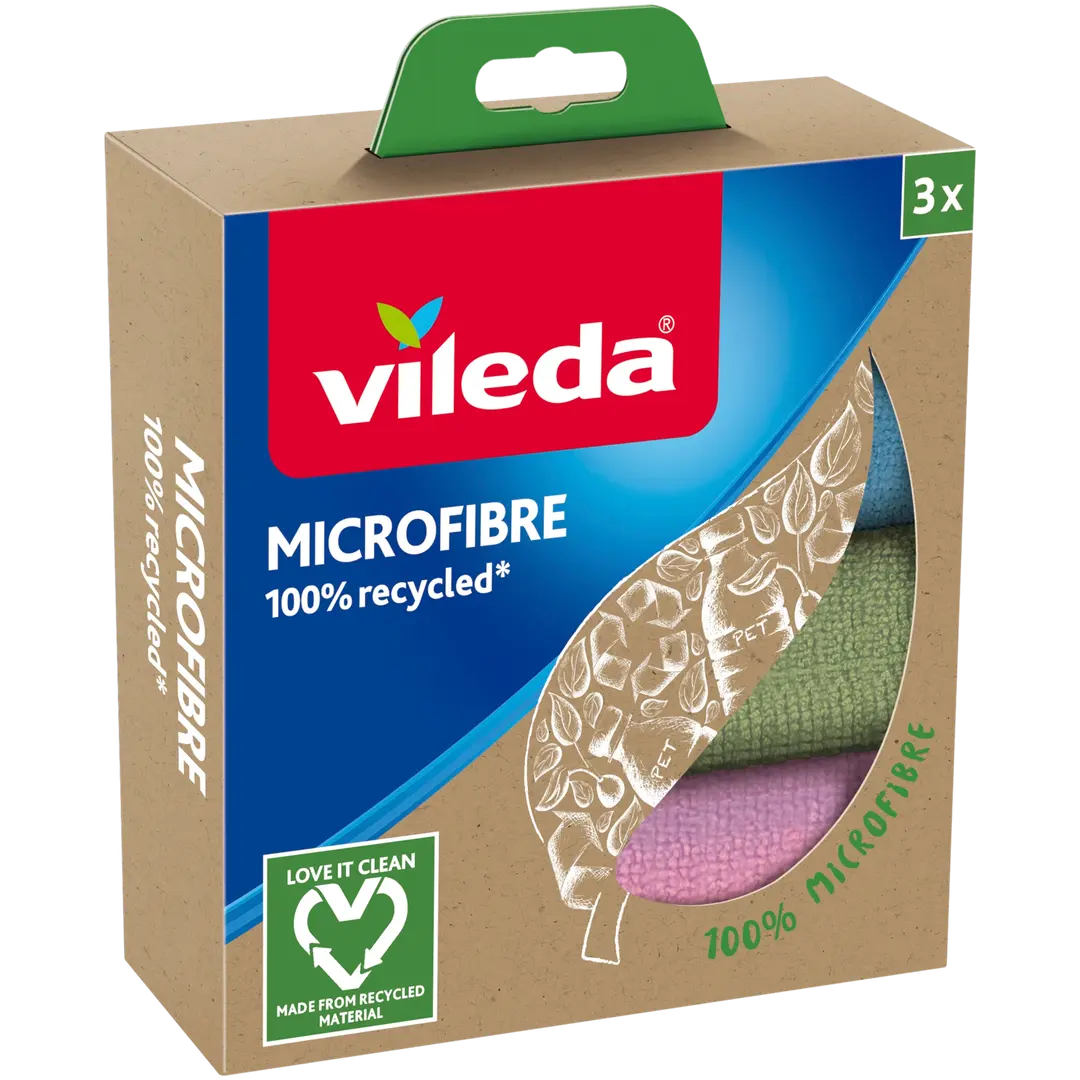 Vileda Microfibre 100% recycled siivousliina