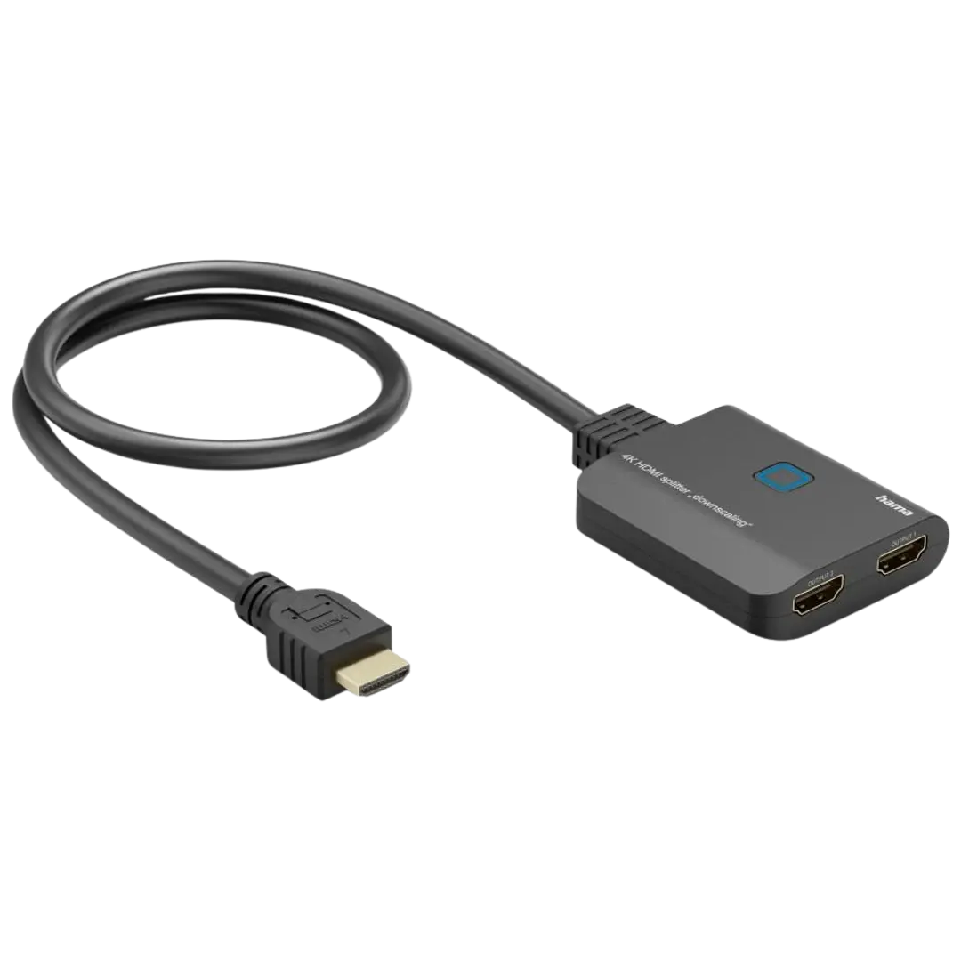 Hama HDMI™-jakaja, 1 in 2 out, 4K