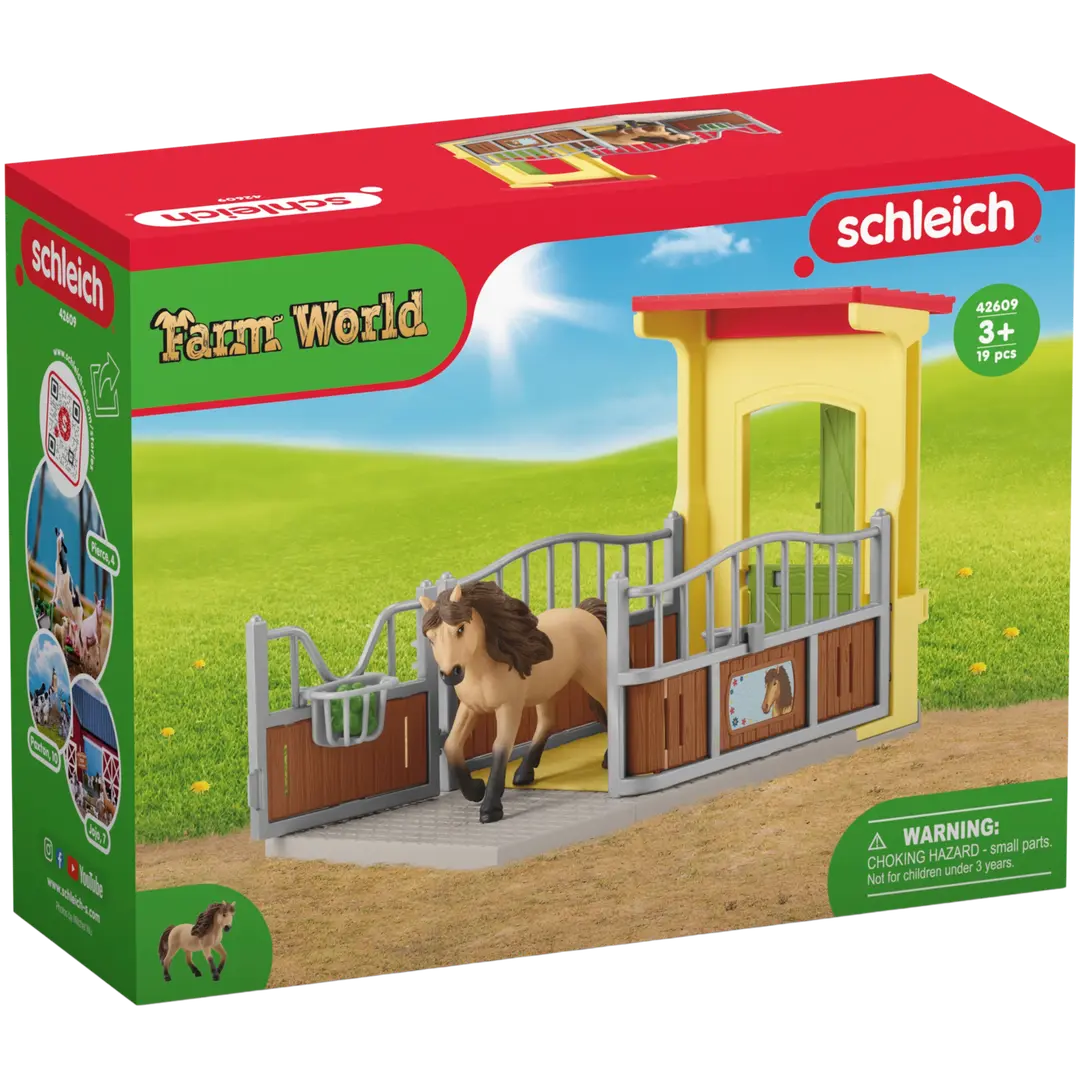 Schleich® Ponilaatikko Islanninponi Ori