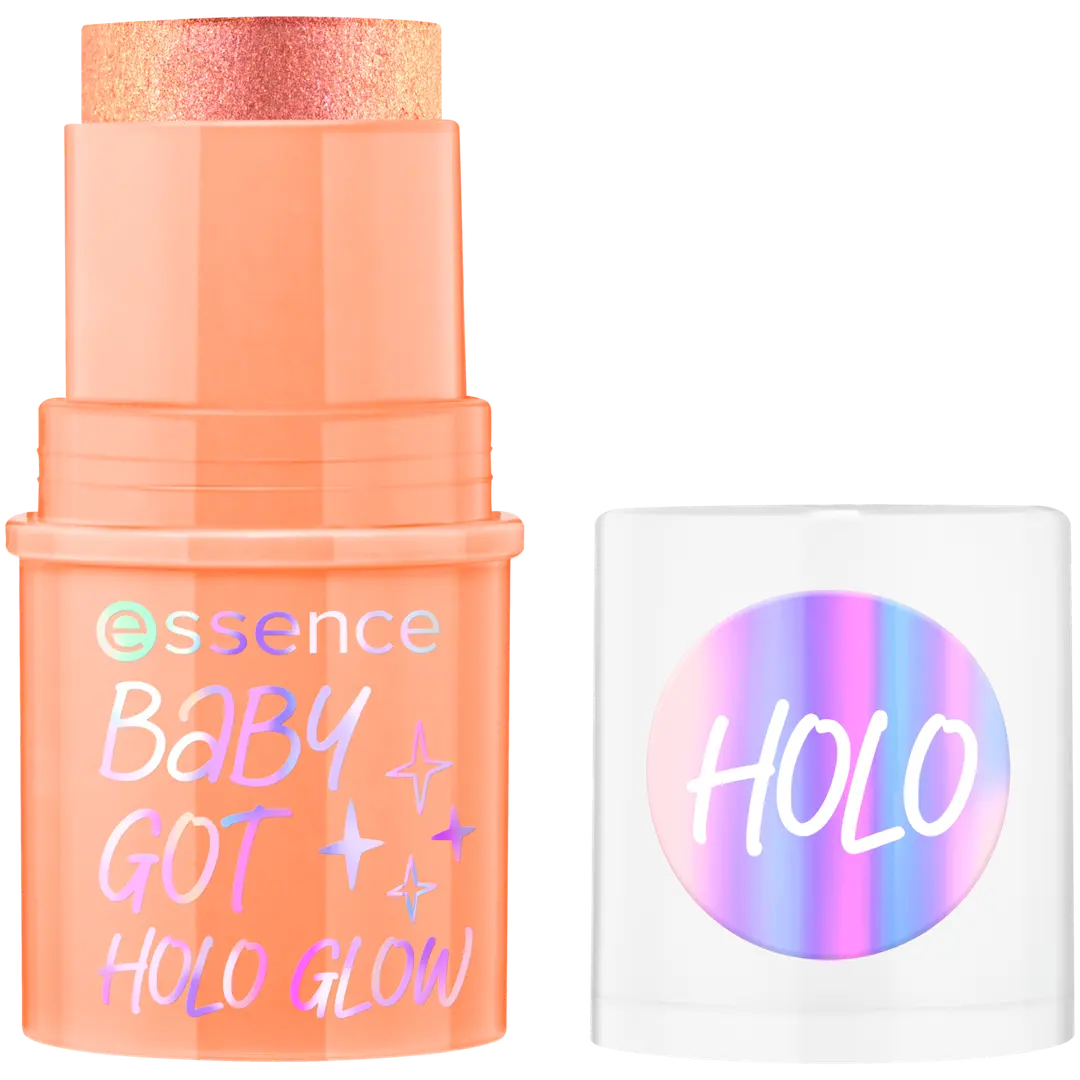 essence BABY GOT HOLO GLOW highlighter stick 10 Holy Apricotly 5 g