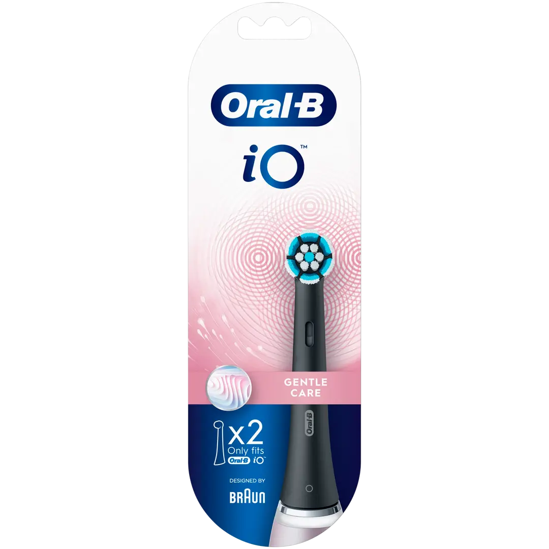 Oral-B iO Gentle Care Black vaihtoharja 2kpl