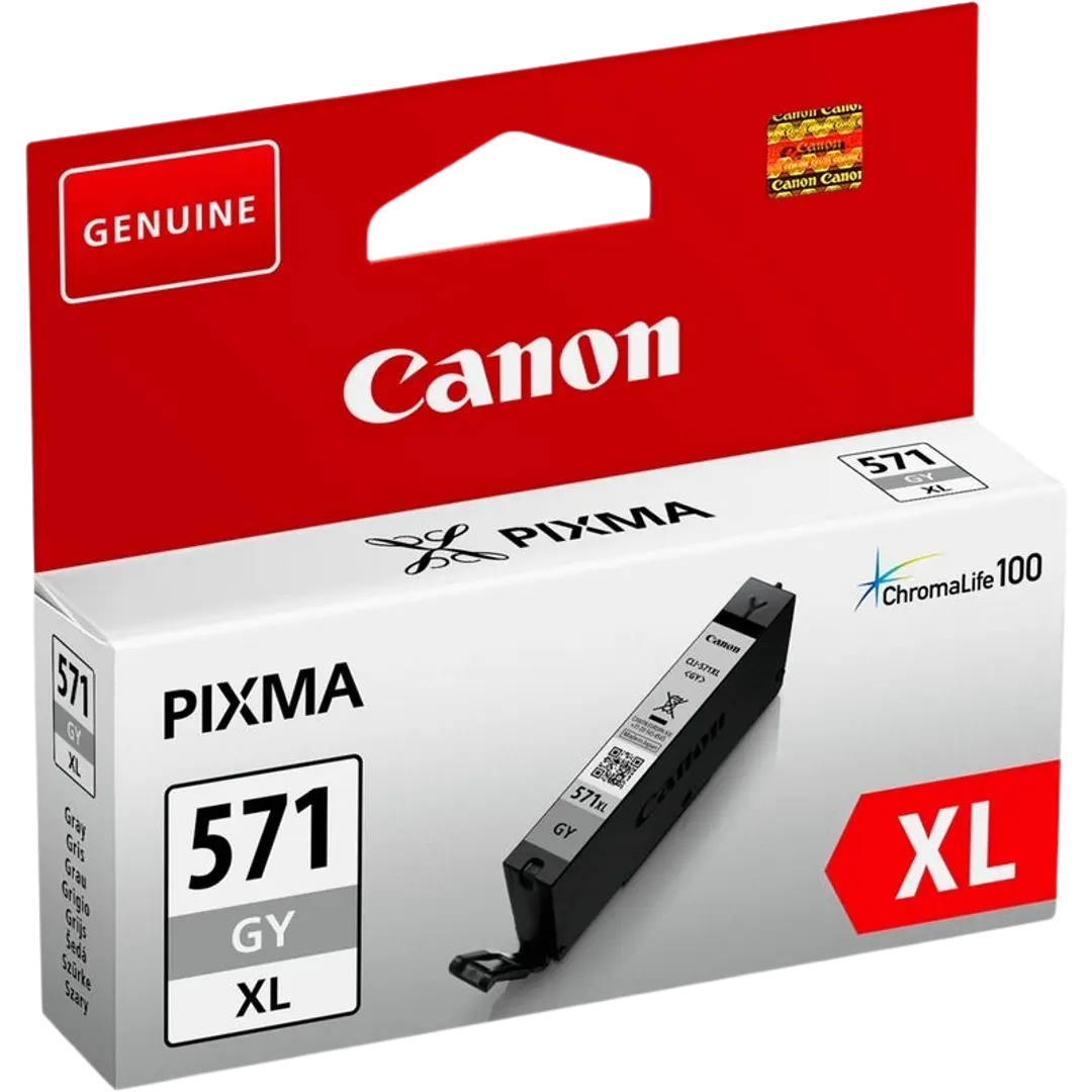 Canon Mustepatruuna CLI-571XL harmaa