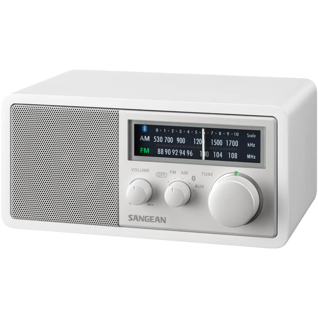 Sangean WR-11BT+ bluetooth pöytäradio valkoinen