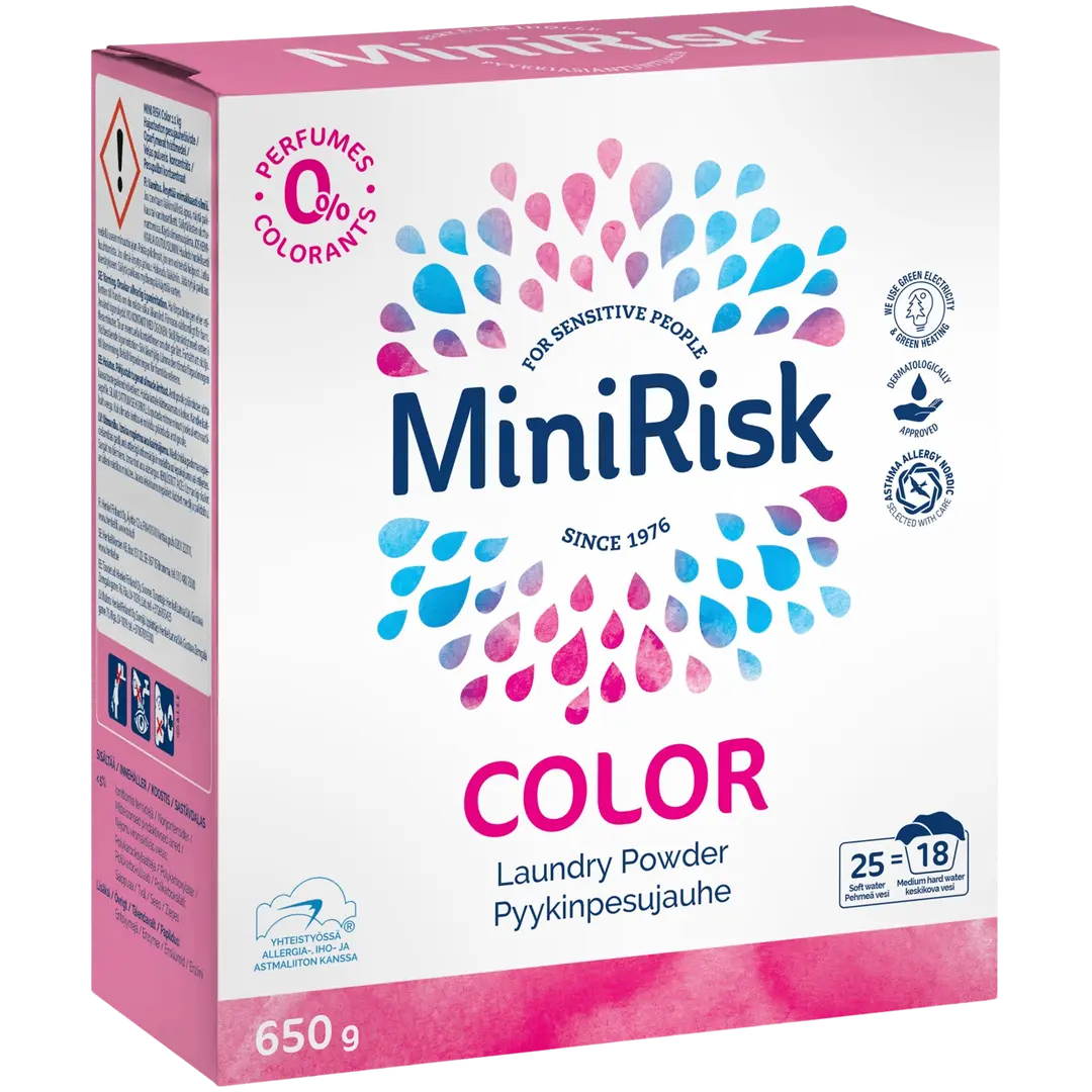 Mini Risk Color pyykinpesujauhe 650g