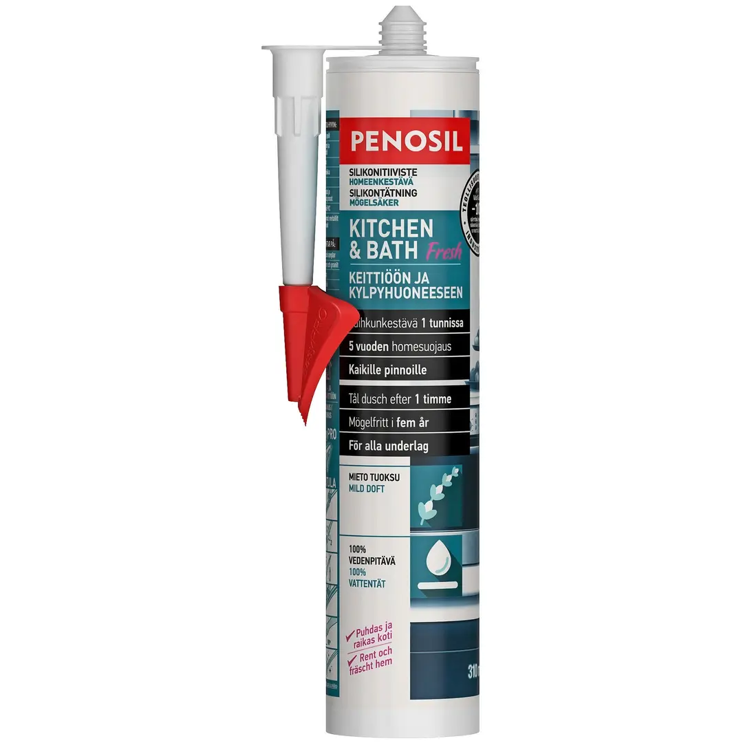 Penosil silikonitiiviste Kitchen and Bath fresh 310 ml kirkas