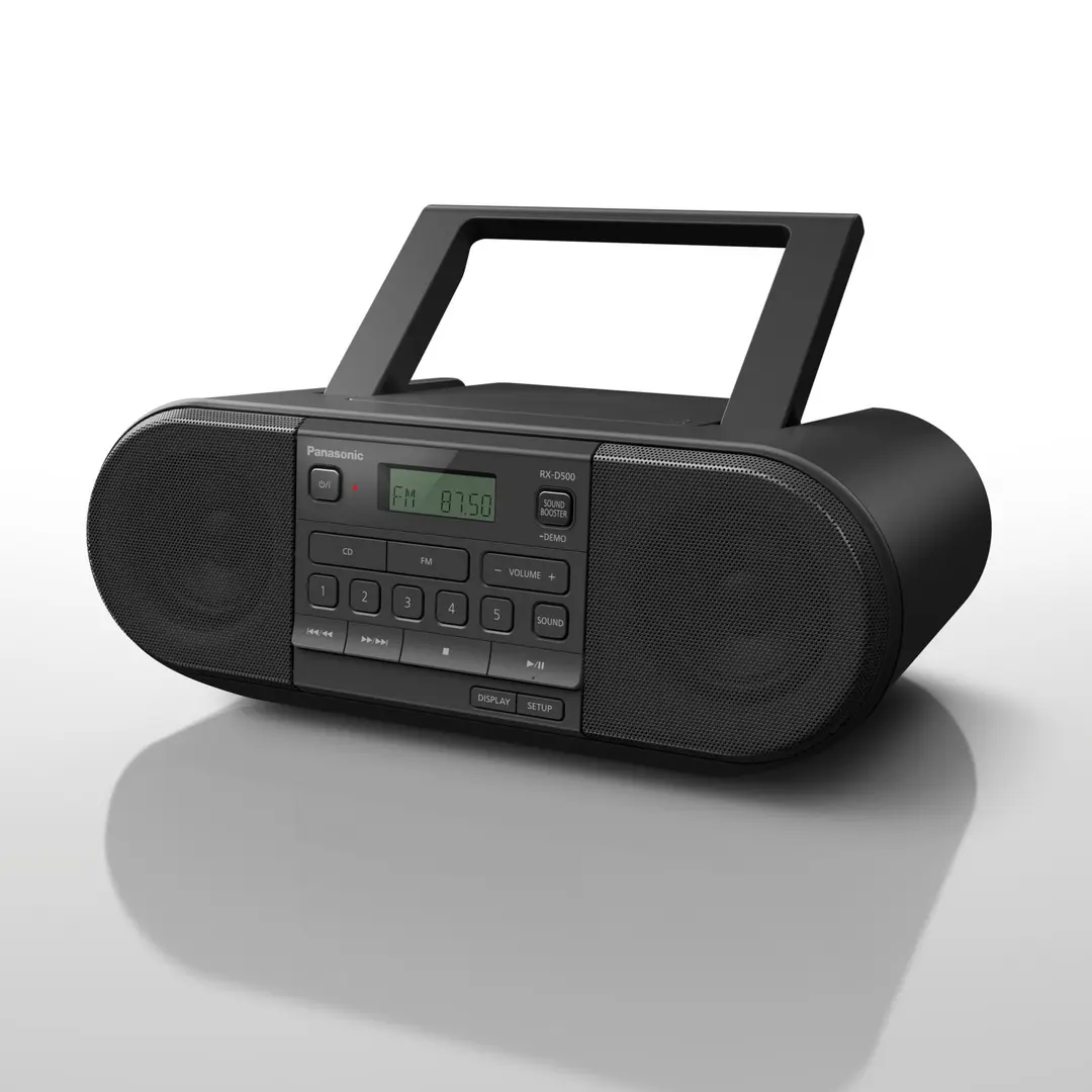 Panasonic CD-radio RX-D550E-K musta