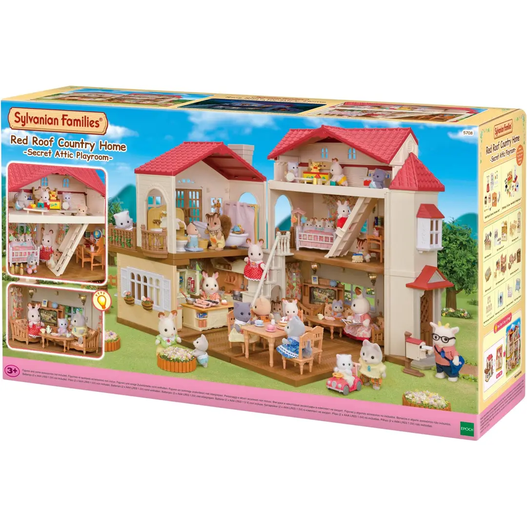 Sylvanian Families Uusi kaupunkitalo ullakolla