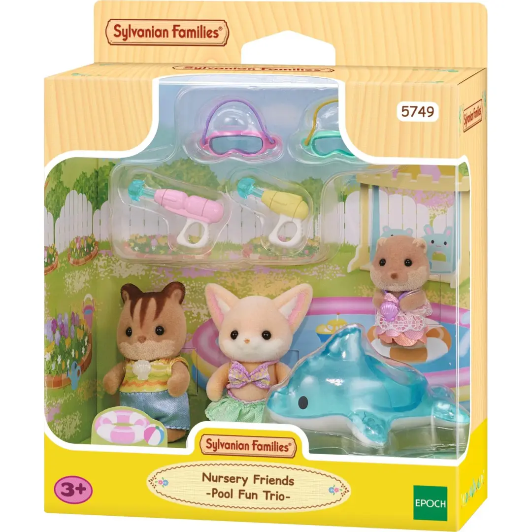 Sylvanian Families Kolmoset altaalla