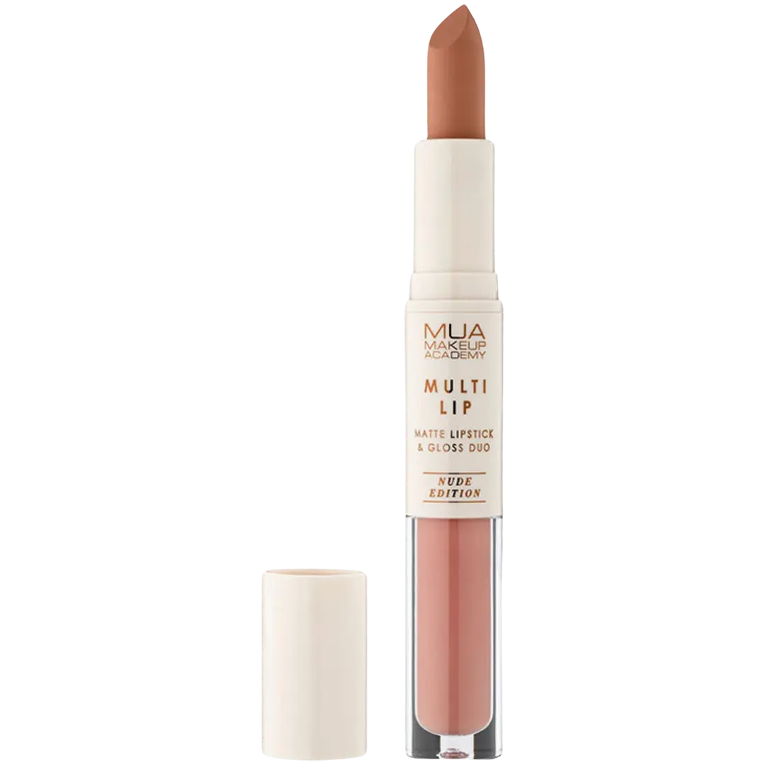 MUA Make Up Academy Lipstick & Gloss Duo, Mocha 5,2 ml  huulipuna