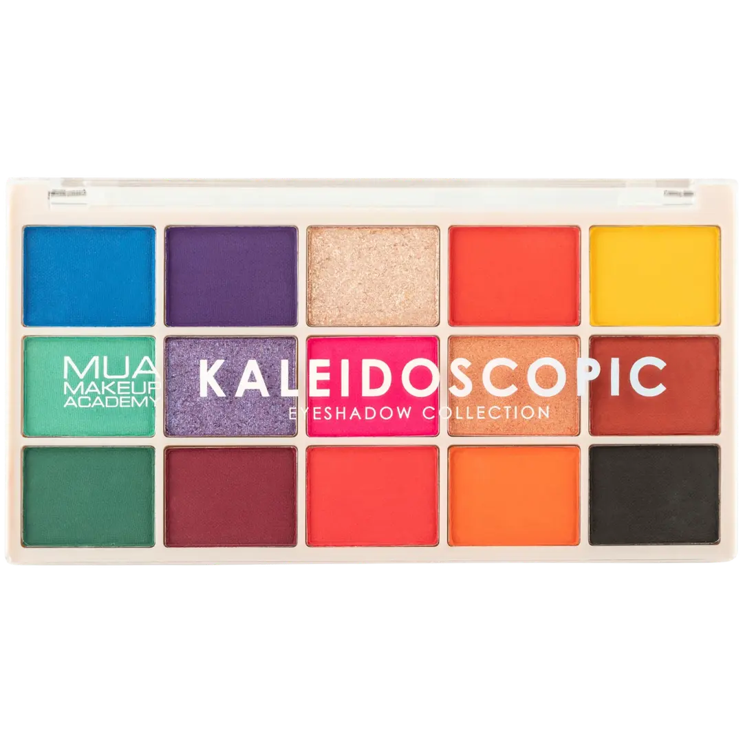 MUA Make Up Academy Eyeshadow Palette 15 shades 12 g Kaleidoscopic luomiväripaletti