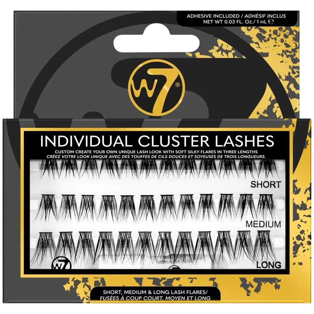 W7 Irtoripset ja liima Cluster Lashes