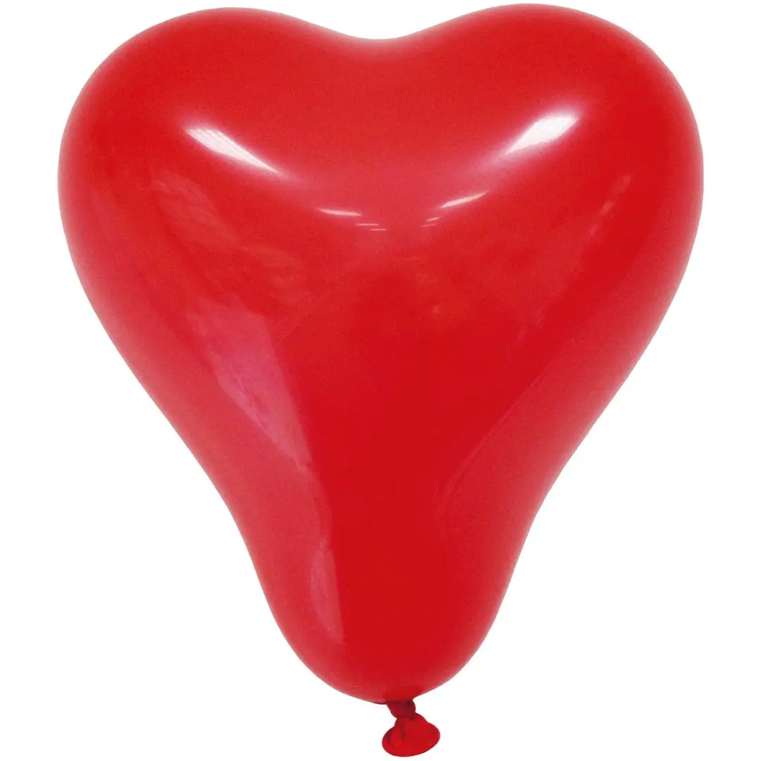 Decorata ilmapallo sydän punainen 8kpl