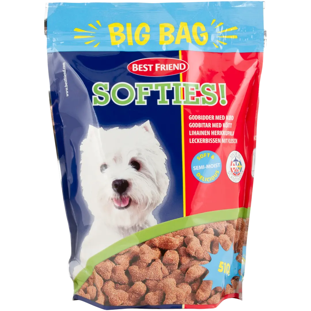 Best Friend Softies Big Bag  Lihainen herkku Big Pack 510g