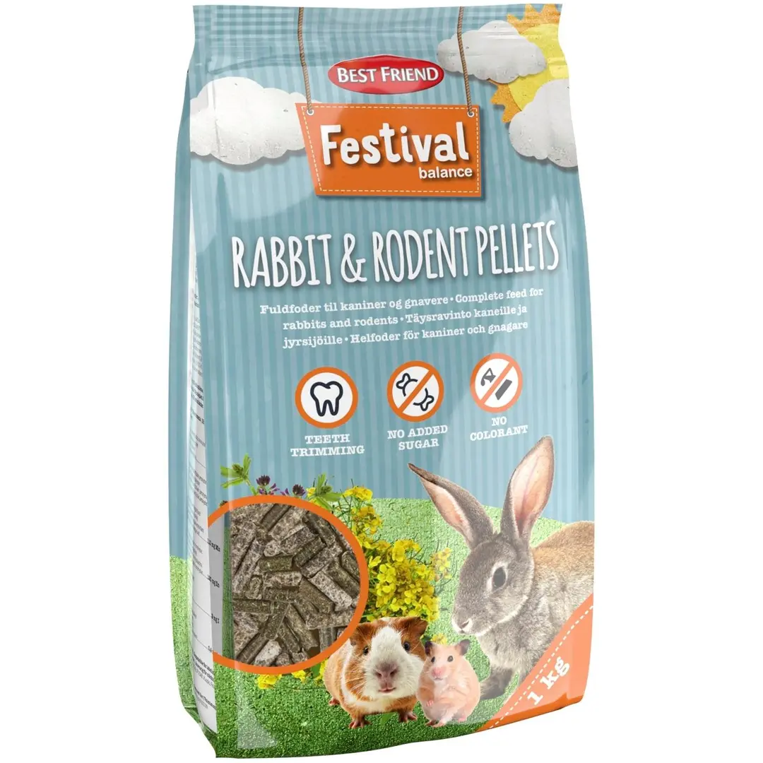 Best Friend Festival Balance Rabbit&Rodent pellets 1kg