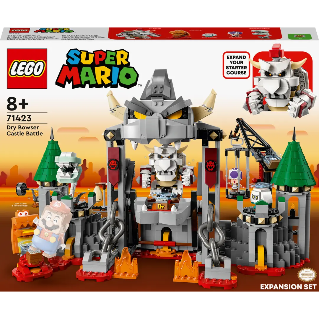 LEGO® Super Mario™ 71423 Dry Bowserin taistelu linnassa ‑laajennussarja