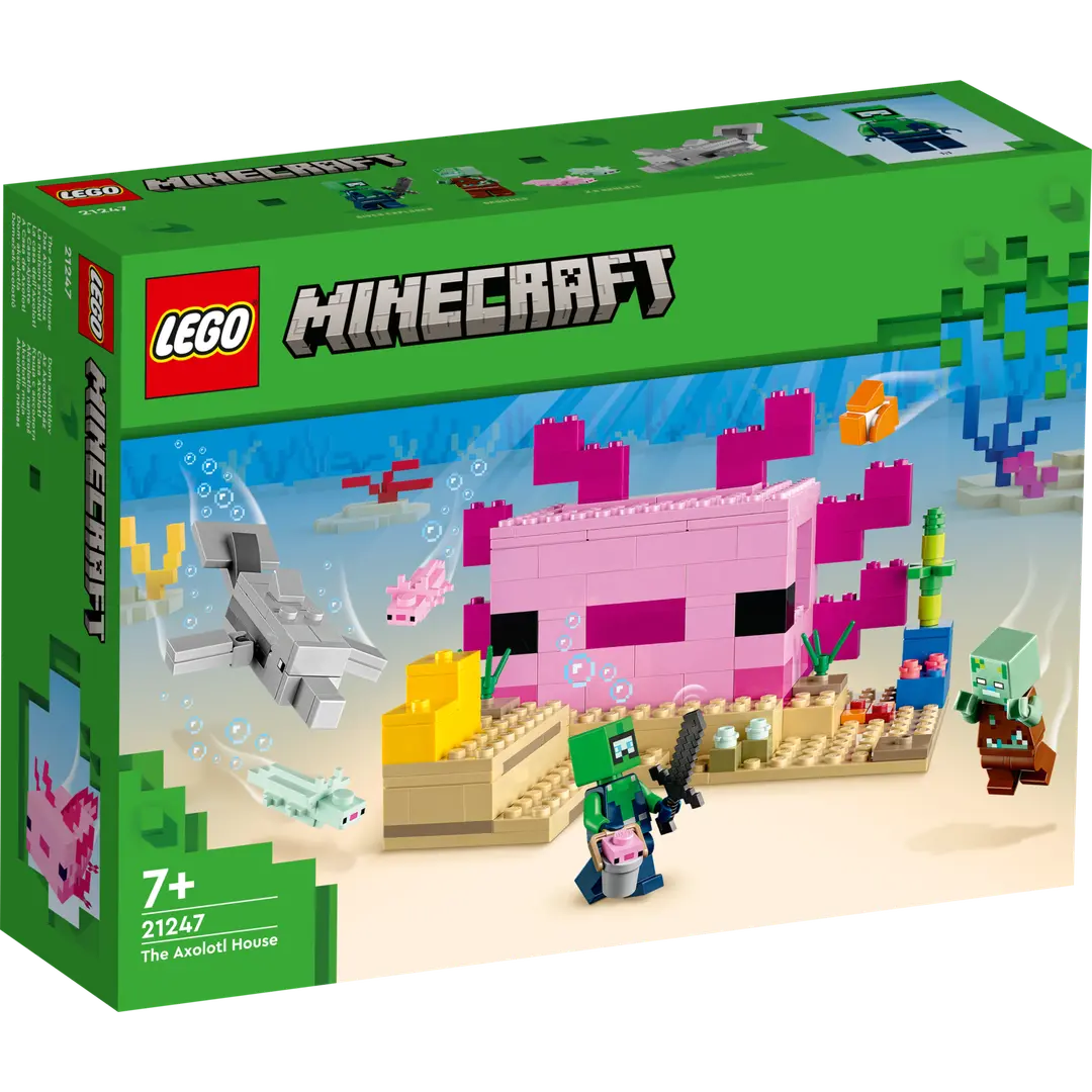 LEGO Minecraft 21247 Aksolotlin talo