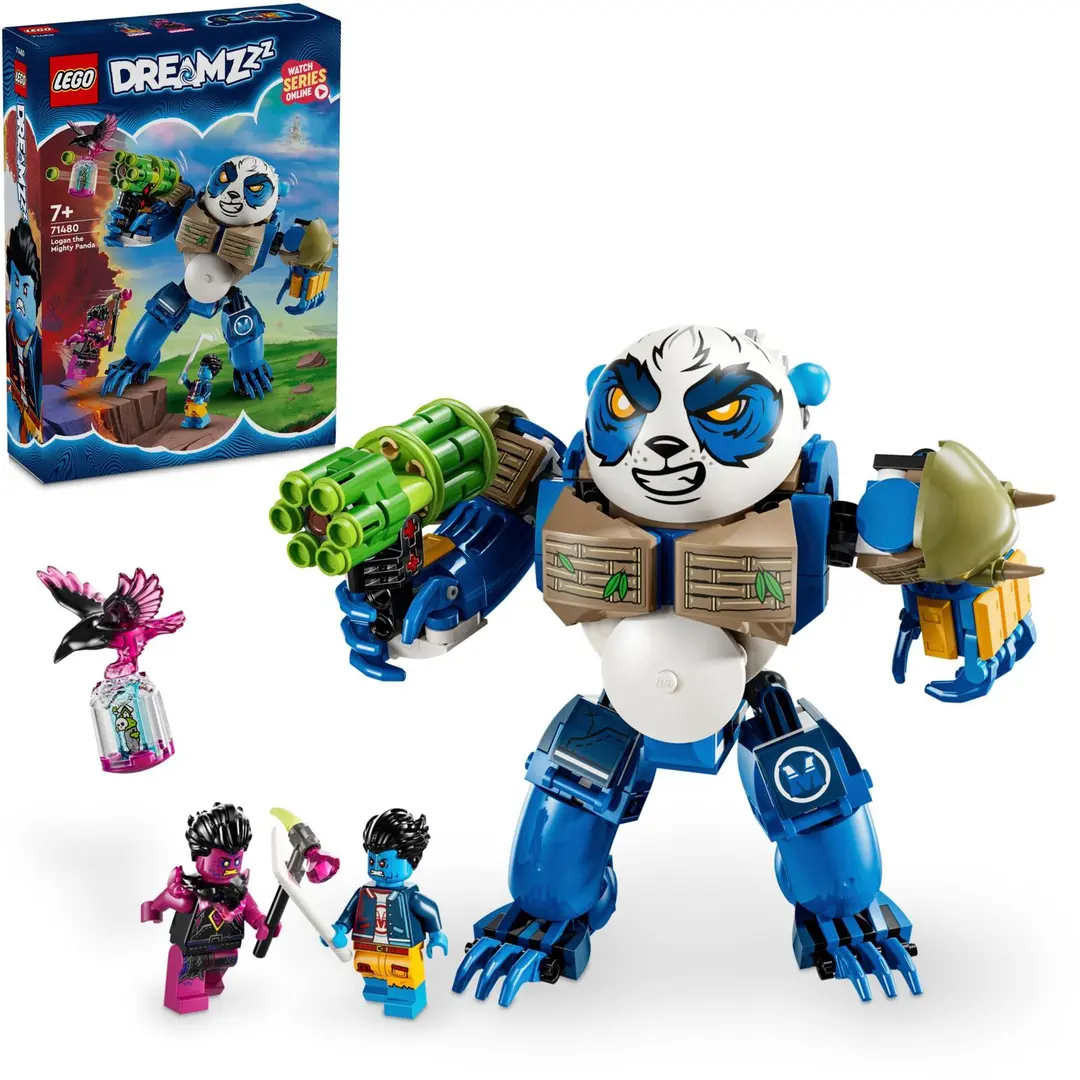 LEGO® DREAMZzz™ 71480- Mahtava Logan-panda