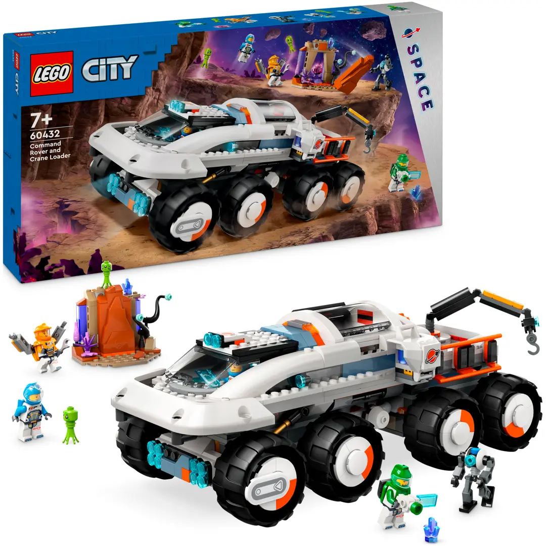 LEGO City Space 60432 Johtoyksikön kulkija ja nosturivarsi