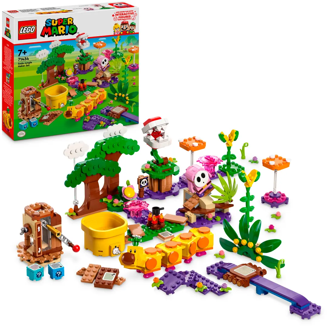 LEGO® Super Mario™ 71434 - Soda Jungle rakennussetti, Wiggler