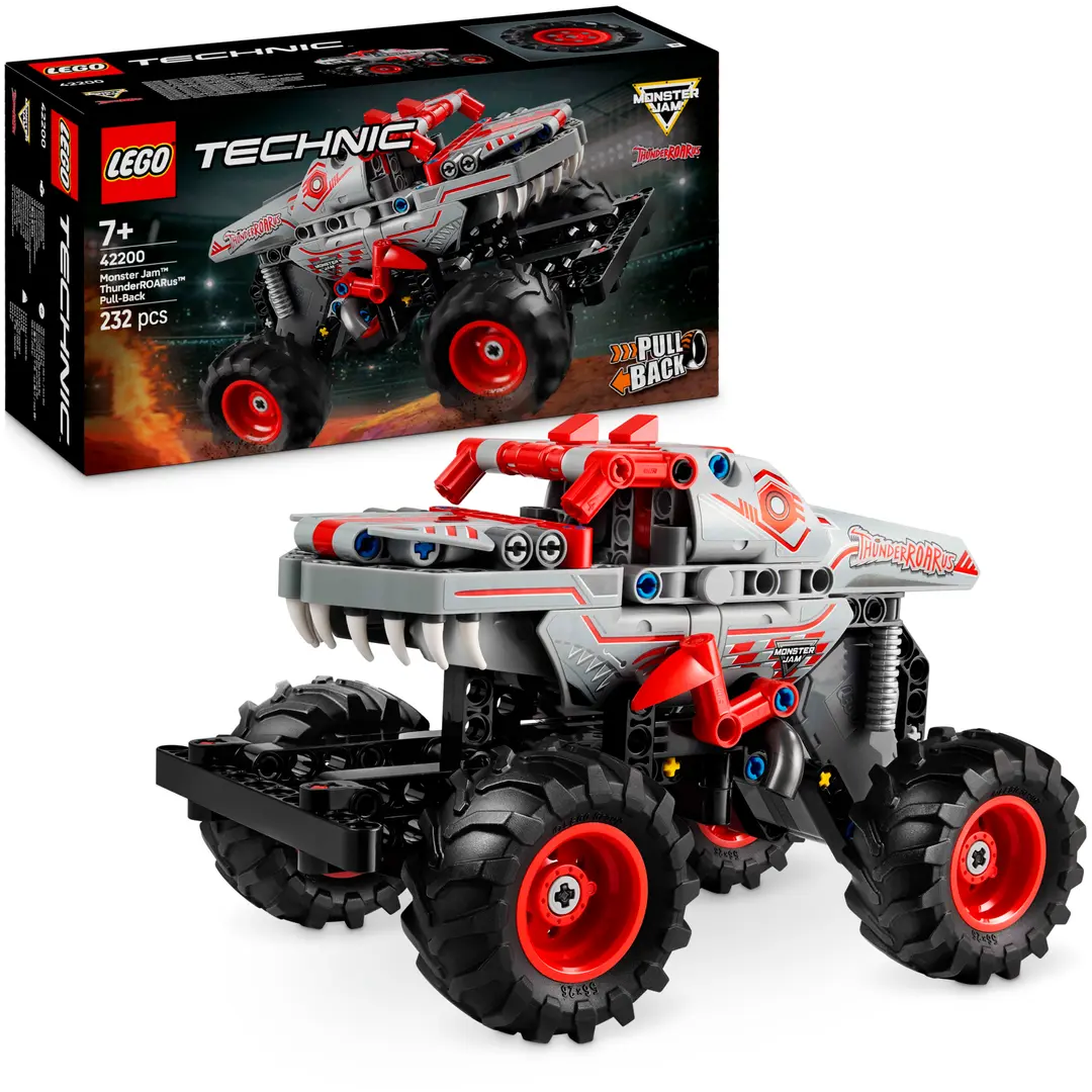 LEGO® Technic 42200 Monster Jam™ ThunderROARus™ ‑vetomoottoriauto