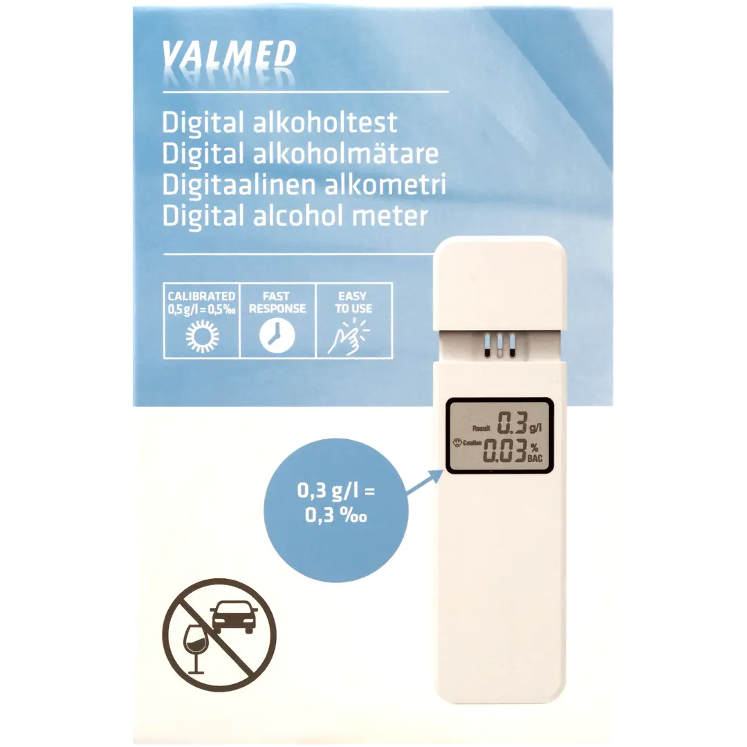 Valmed Digitaalinen alkometri 1 kpl