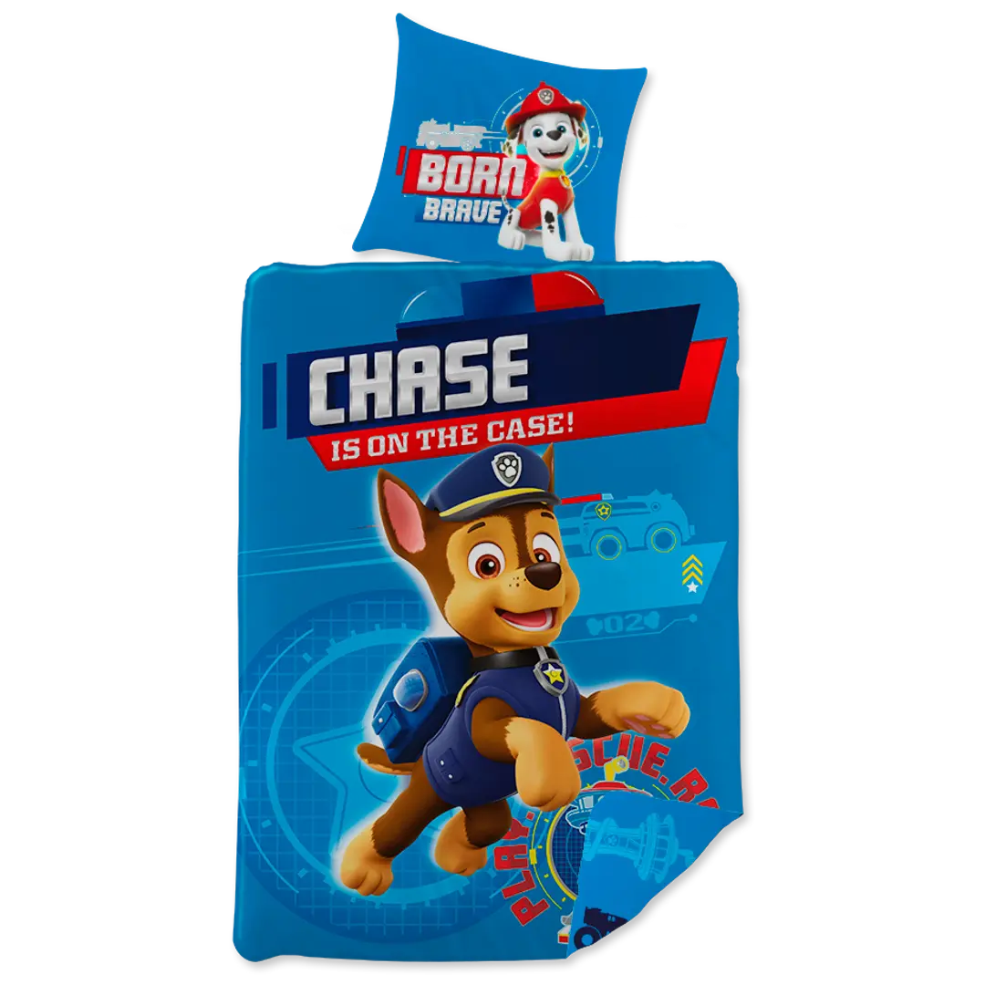 Lasten pussilakanasetti Paw Patrol 120x160+40x60 cm sininen