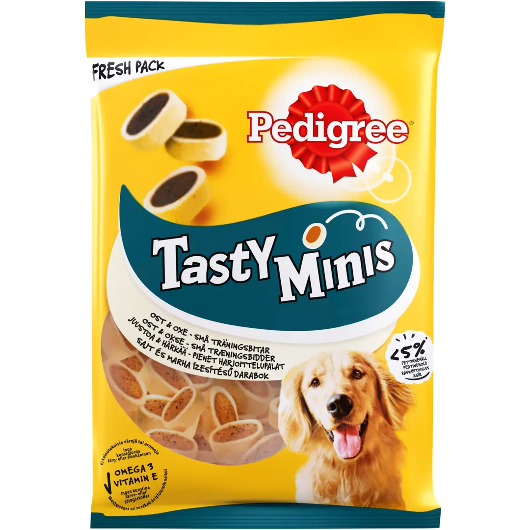 Pedigree Tasty Minis Cheesy Bites 140g