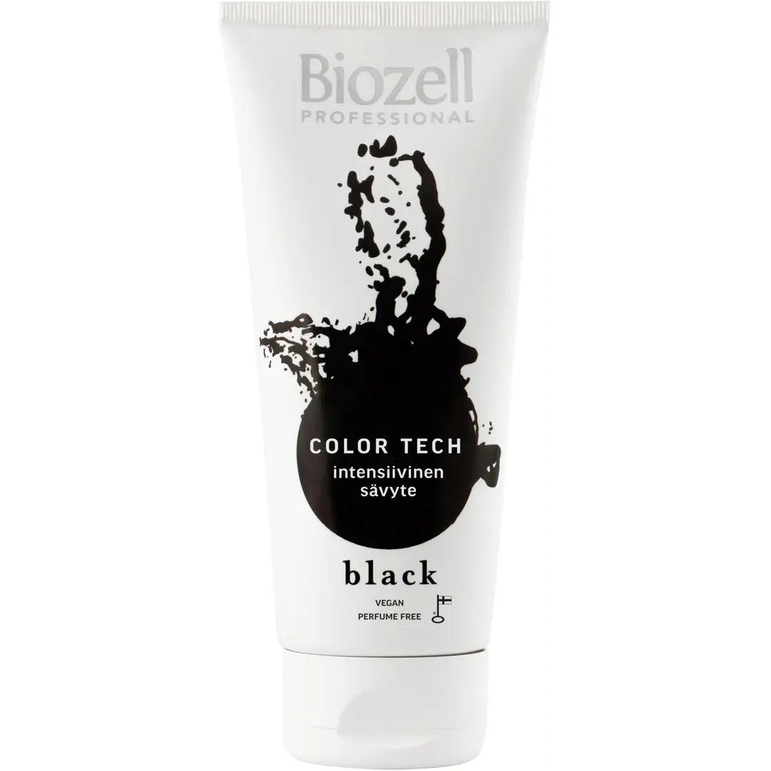 Biozell Professional Color Tech Intensiivinen sävyte Black 200ml