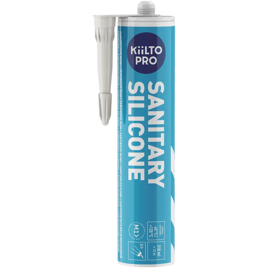 Kiilto Pro Sanitary silicone 39 marble white 310 ml