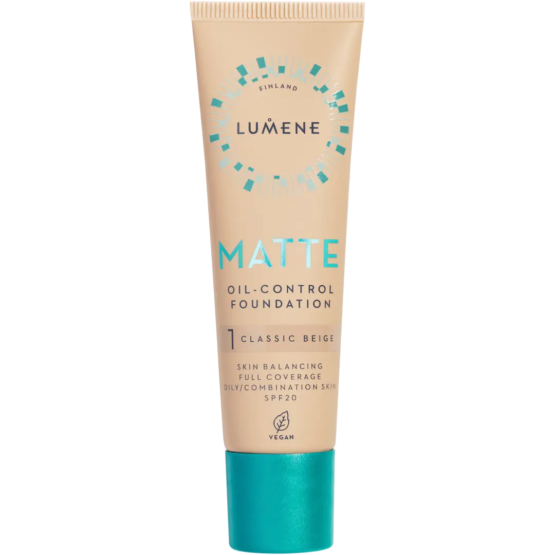 Lumene Matte Oil-control Mattameikkivoide SPF20 1 Classic Beige 30 ml