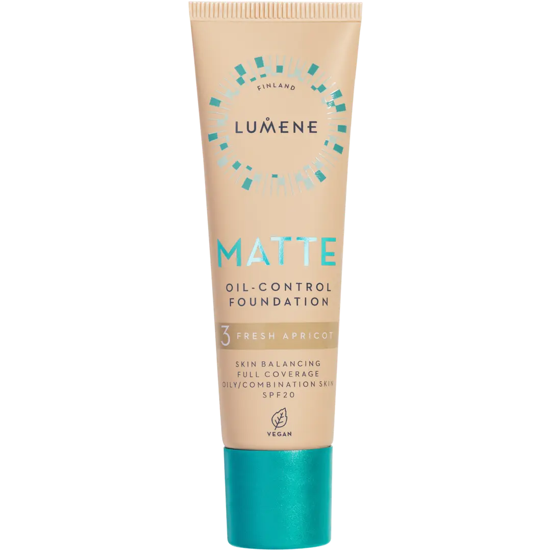 Lumene Matte Oil-control Mattameikkivoide SPF20 3 Fresh Apricot 30 ml