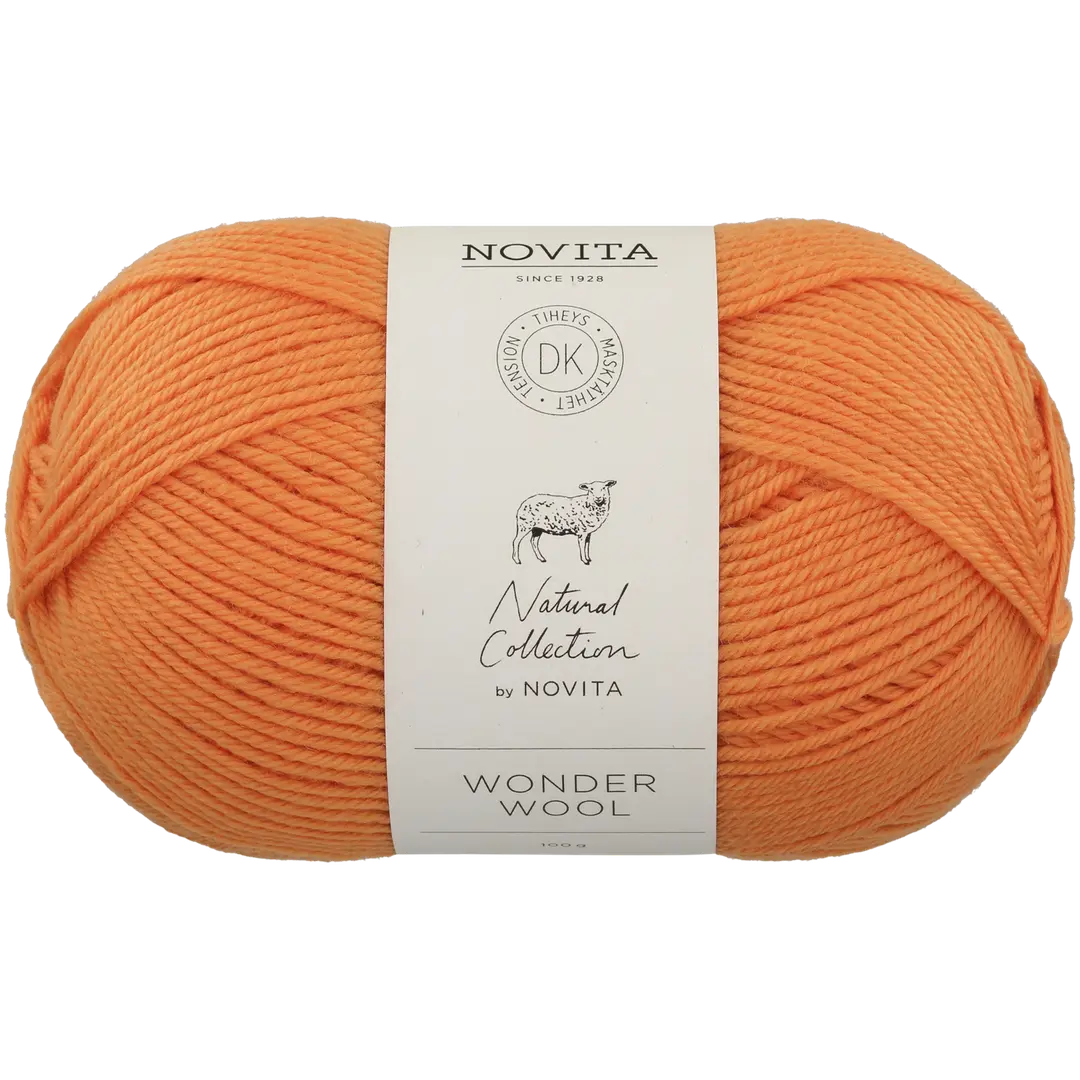 Novita Lanka Wonder Wool DK 100 g appelsiini 278