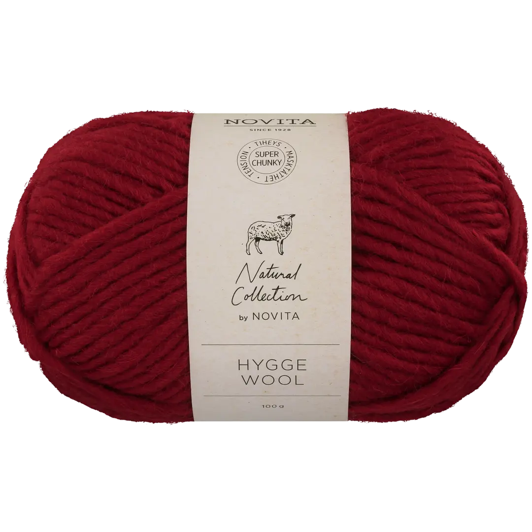 Novita lanka Hygge Wool 100 g marja 548